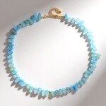Collana in argento con Acquamarina Brasiliana (Riya)