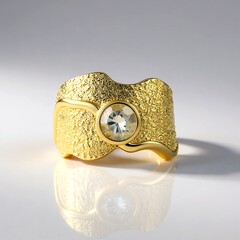 Anello in argento con Ametista Verde