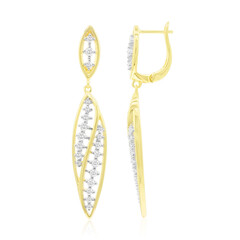 9K SI1 (G) Diamond Gold Earrings (Annette)