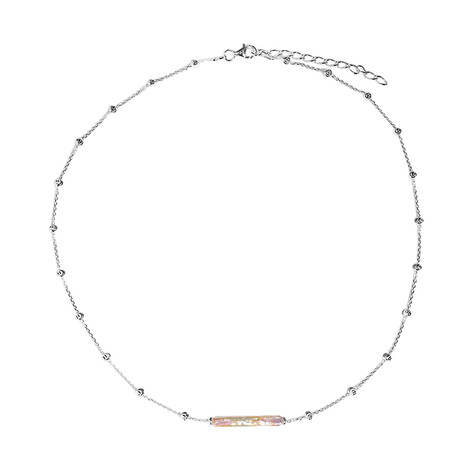 Zilveren halsketting met een Keshi parel (TPC)