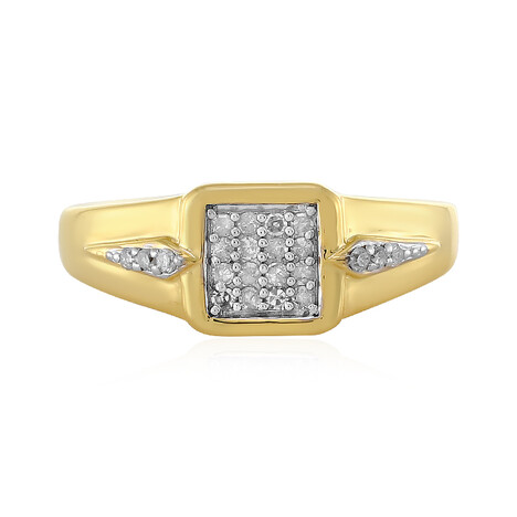 Anello in argento con Diamante I2 (I)