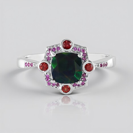 Anello in argento con Opale Mezezo