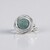 Anello in argento con Fuchsite (dagen)