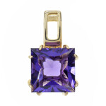 Gouden hanger met een amethist (dagen)