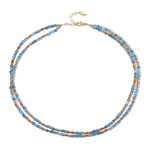 Collana in argento con Acquamarina Brasiliana (Riya)