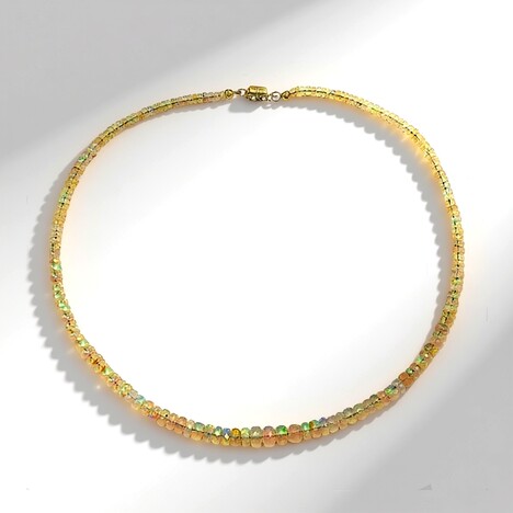 Collana in argento con Opale di Welo