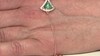 Brazalete en plata con Malaquita (Adela Silber)