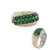 Sambia-Smaragd-Silberring (Gems en Vogue)