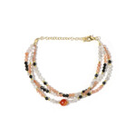 Red Agate Silver Bracelet (Riya)