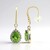 Orecchini in oro con Peridoto Wagogo