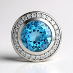 Ciondolo in argento con Topazio Marambaia