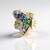 Anello in argento con Tanzanite (Gems en Vogue)