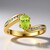 Anello in oro con Sfene Capelinha