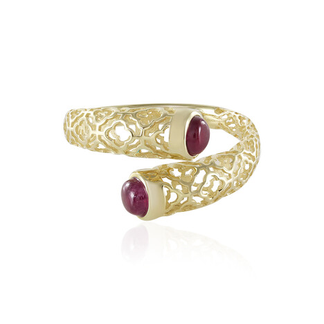 Gouden ring met Madagaskar Robijnen (Ornaments by de Melo)