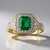 Anello in oro con Smeraldo Zambia (Adela Gold)