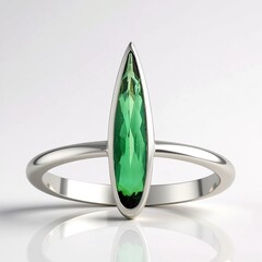 Anello in argento con Indicolite (Adela Silber)