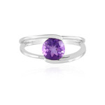 Anillo en plata con Amatista de Siberia (de Melo Essence)