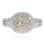 Gouden ring met een SI2 Groene Diamant (CIRARI)