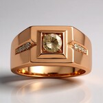 Anello in oro con Diamante Rose de France VS1 di Argyle (Annette)