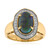 Lightning Ridge-Schwarzer Opal-Goldring (de Melo)