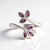 Anello in argento con Rodolite