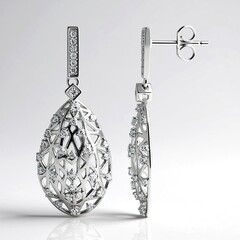 Orecchini in argento con Zircone
