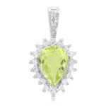 Pendentif en argent et Tourmaline cuprifère