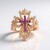 Bague en argent et Grenat Rhodolite (Dallas Prince Designs)