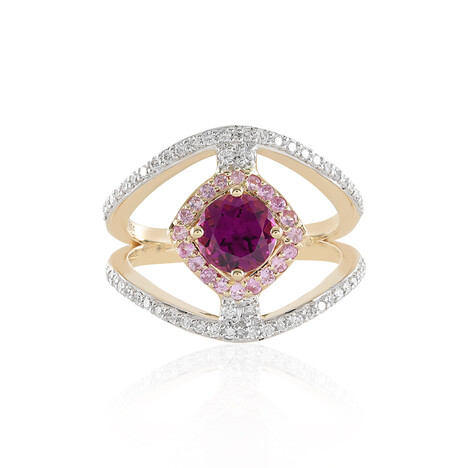 Magenta-Granat-Goldring (SUHANA)