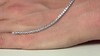 Brazalete en plata con Zircón (Adela Silber)