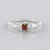 Anello in argento con Zircone Rosa
