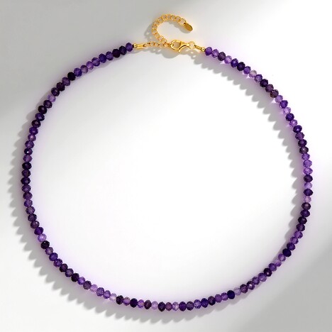 Collana in argento con Ametista Uruguay