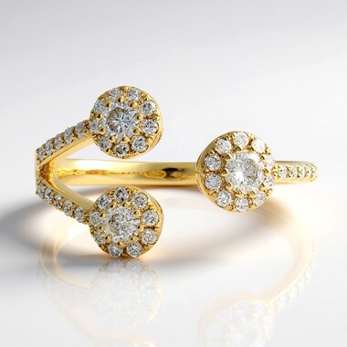 Anillo en oro con Diamante SI2 (H) (CIRARI)