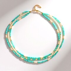 Collier en argent et Amazonite (Riya)