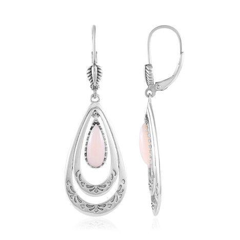 Orecchini in argento con Opale Rosa (Desert Chic)