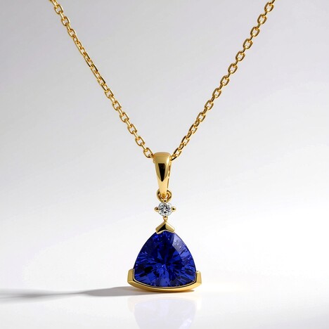 Collana in oro con Tanzanite AAA (CIRARI)