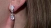 Pendientes en plata con Cuarzo azul lunar