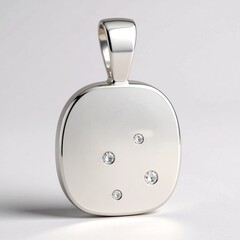 Ciondolo in argento con Diamante I1 (G) (Annette)