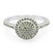 Fancy-Diamant-Silberring