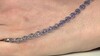 Brazalete en plata con Tanzanita