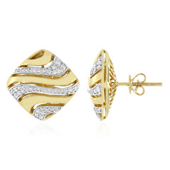 Pendientes en oro con Diamante limpio a lupa  (LUCENT DIAMONDS)