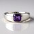 Anello in argento con Ametista Siberiana