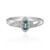 Anillo en plata con Zircón de Ratanak Kirí