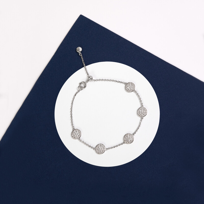 Zirkon-Messingarmband (Juwelo Style)