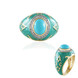 Anello in argento con Turchese Sleeping Beauty (Adela Silber)