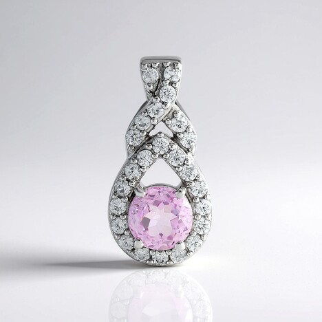Ciondolo in argento con Kunzite