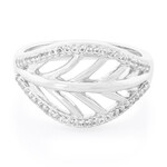 Anello in argento con Topazio Bianco