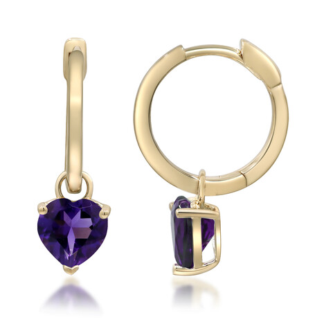 Orecchini in oro con Ametista