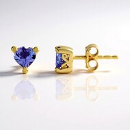 Pendientes en plata con Tanzanita (Gems en Vogue)