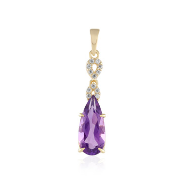 Sibirischer Amethyst-Silberanhänger